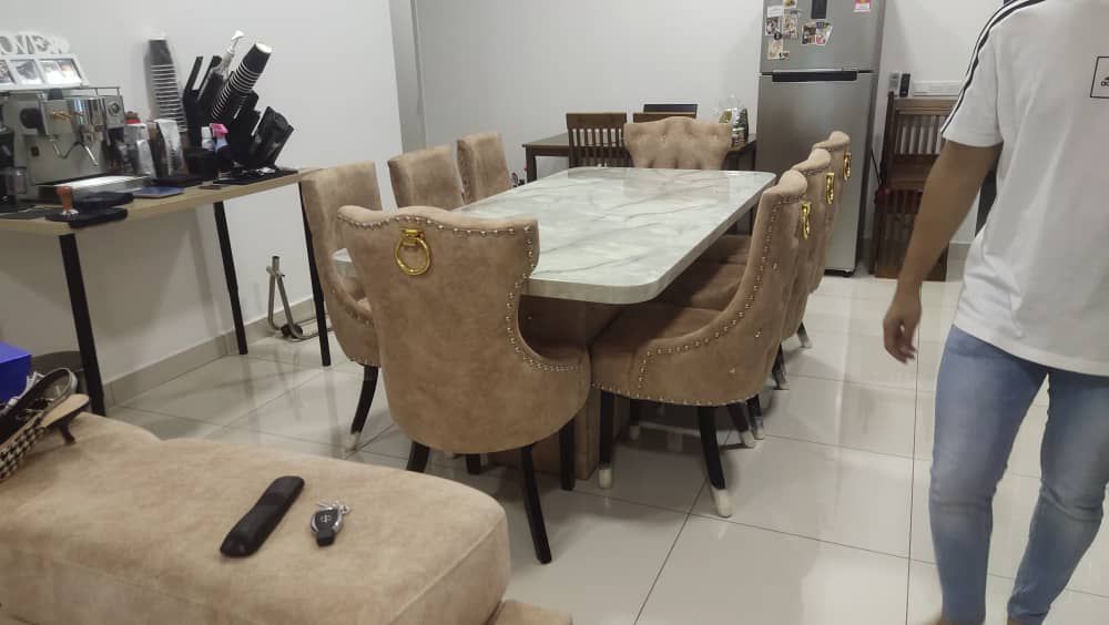 Helana Marble Dining Set gallery photo