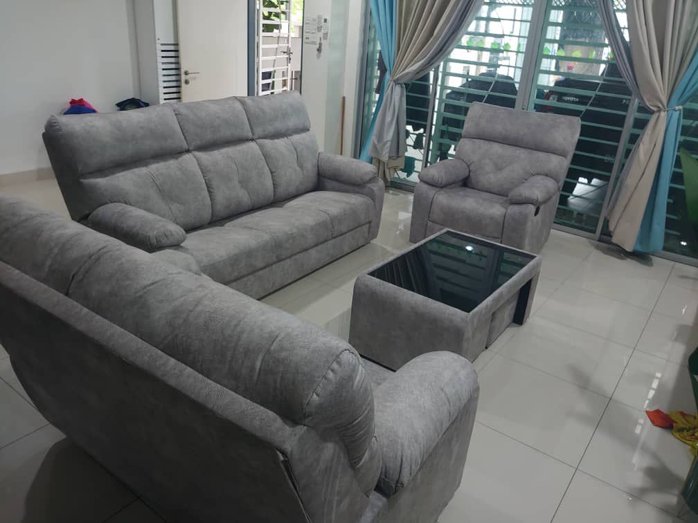 Arlo Series 1+2+3 Seater Sofa Set Malaysia living room view