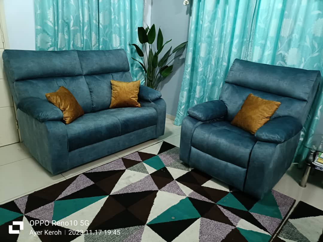Arlo Series 1+2+3 Seater Sofa Set Malaysia angled room view
