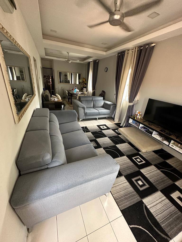 Easy L Shape Sofa styled interior view