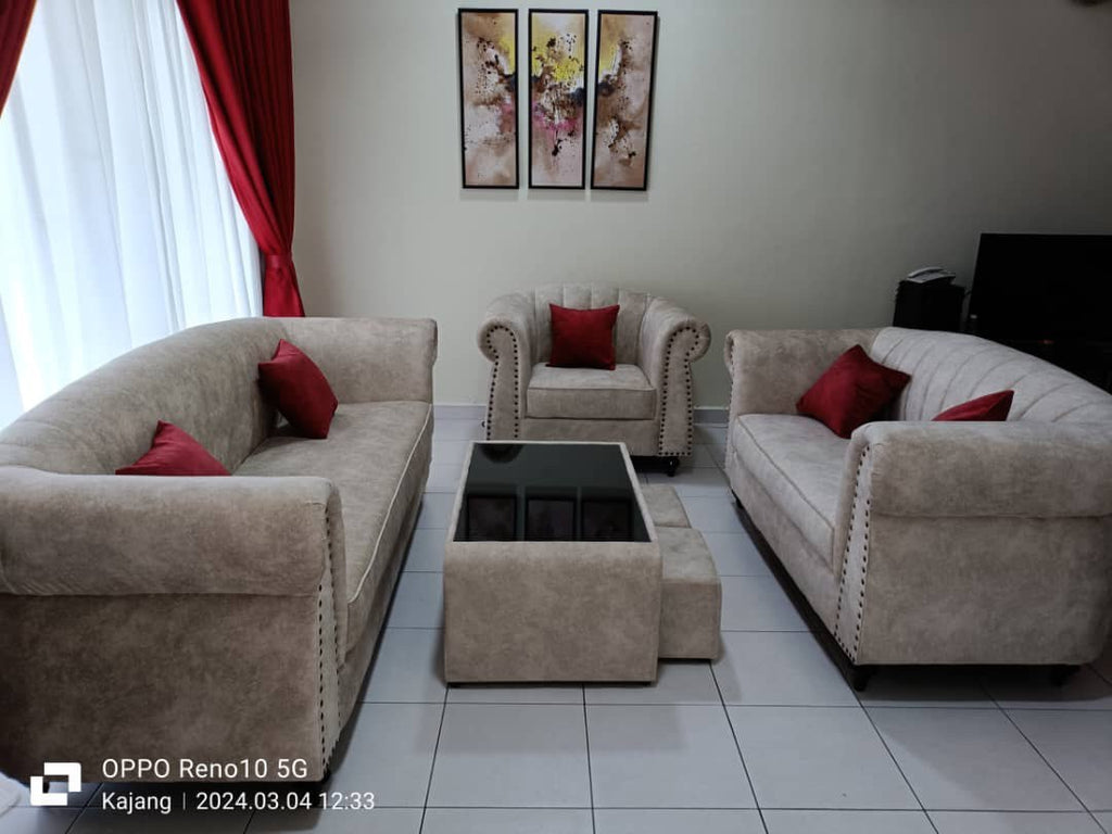 Royal Shell Sofa Set gallery photo