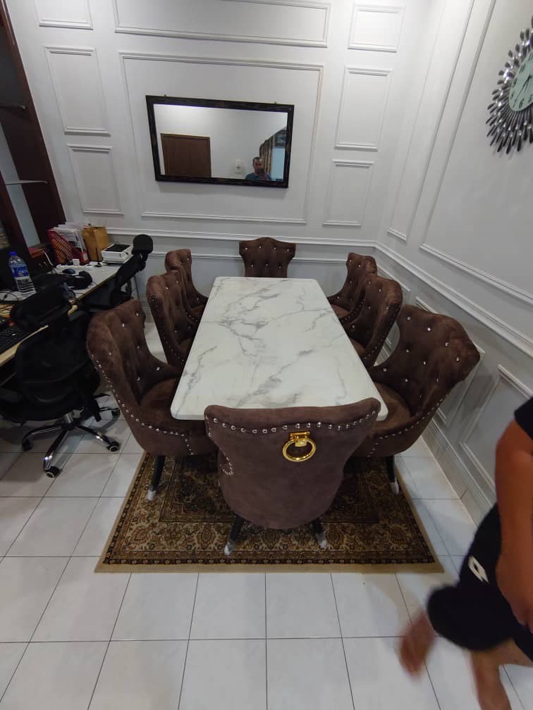 Helana Marble Dining Set gallery photo
