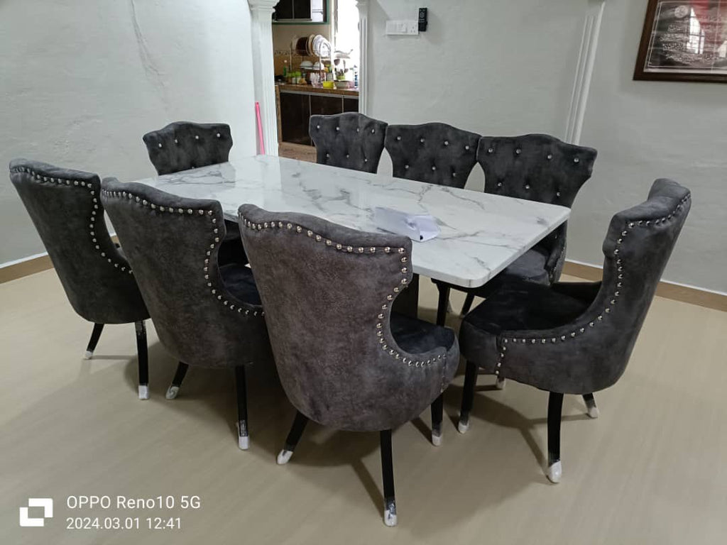 Helana Marble Dining Set gallery photo