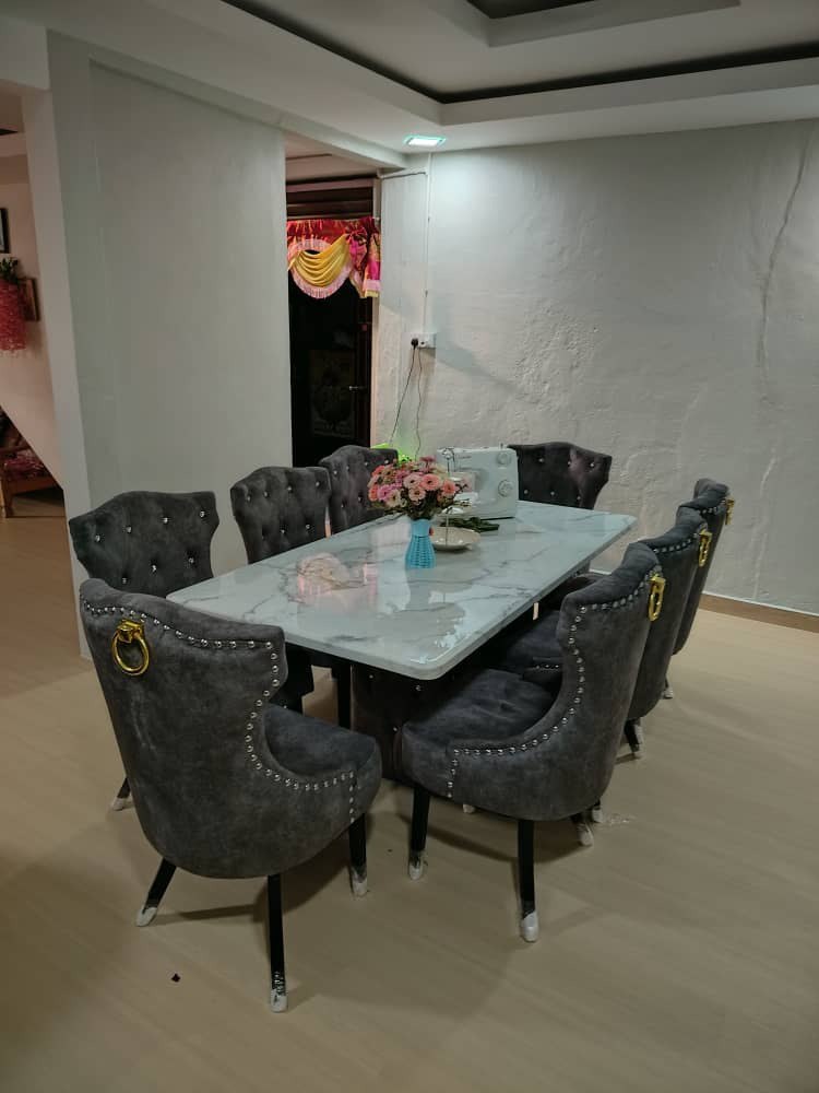 Helana Marble Dining Set gallery photo