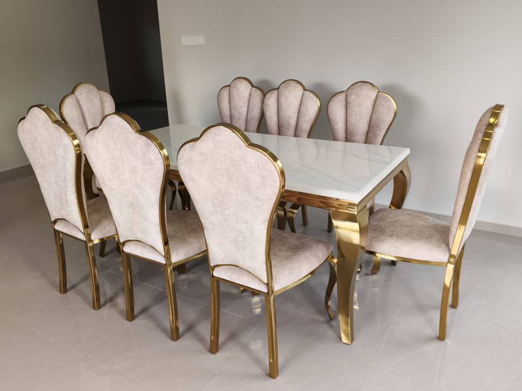 Mermaid Marble Dining Set alternate lifestyle view