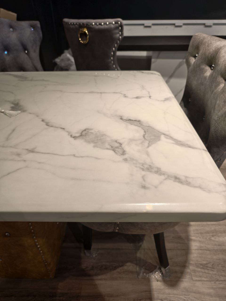 Marble dining set lifestyle image