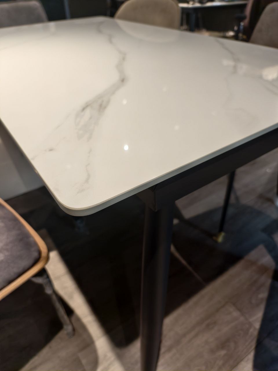 Timeless Ceramic Dining Set styled interior view