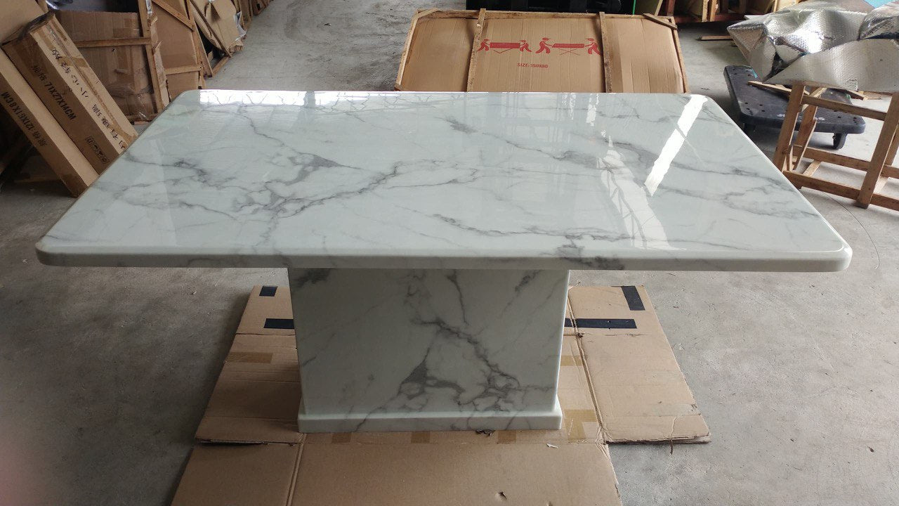 CT01 Full Marble Dining Table alternate lifestyle view