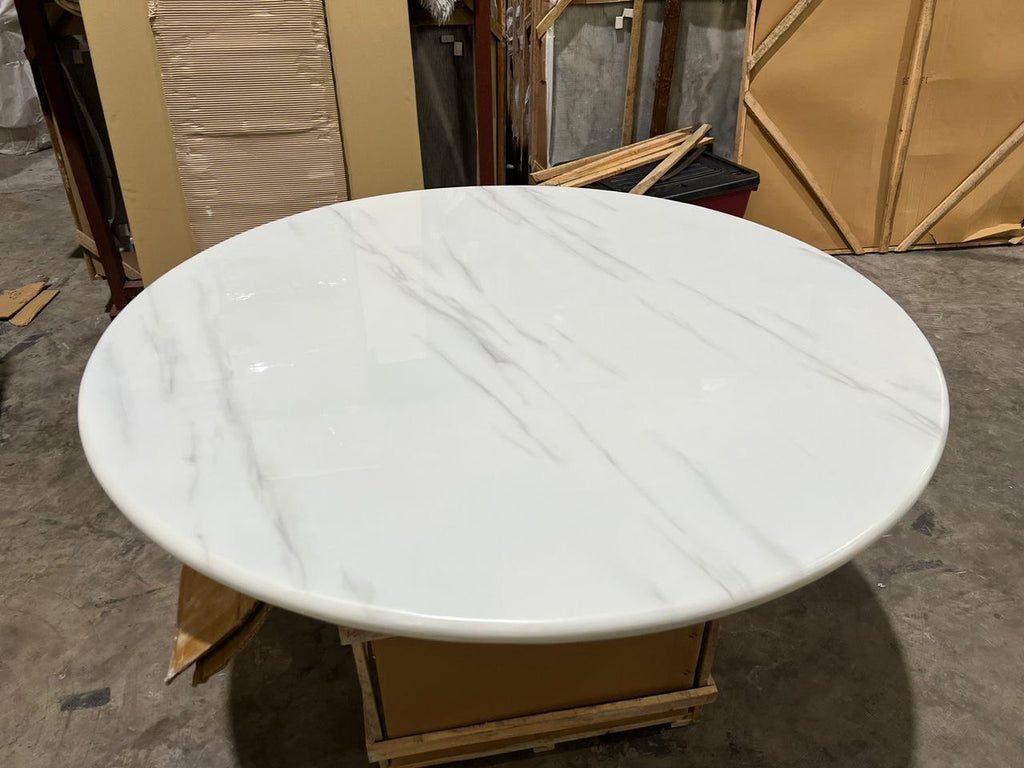 Marble dining table lifestyle image