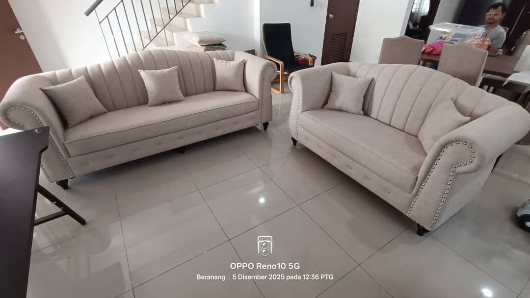 Royal Shell Sofa Set | Trending Simple &amp; Modern Line Design (779)