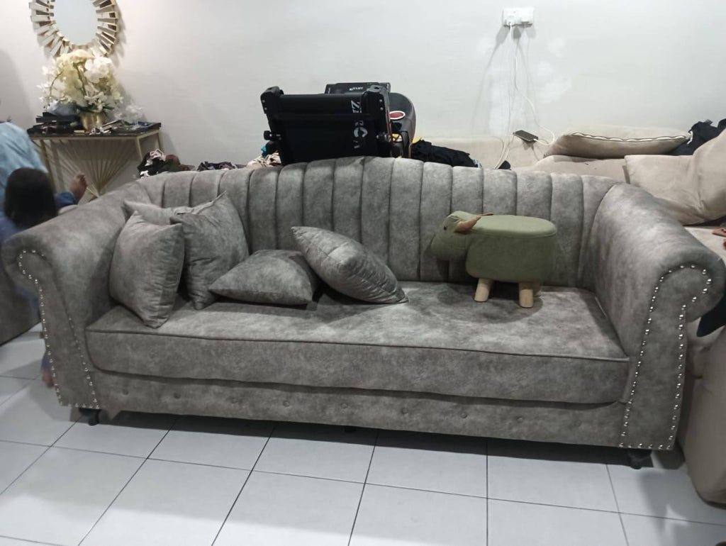 Royal Shell Sofa Set | Trending Simple &amp; Modern Line Design (779)