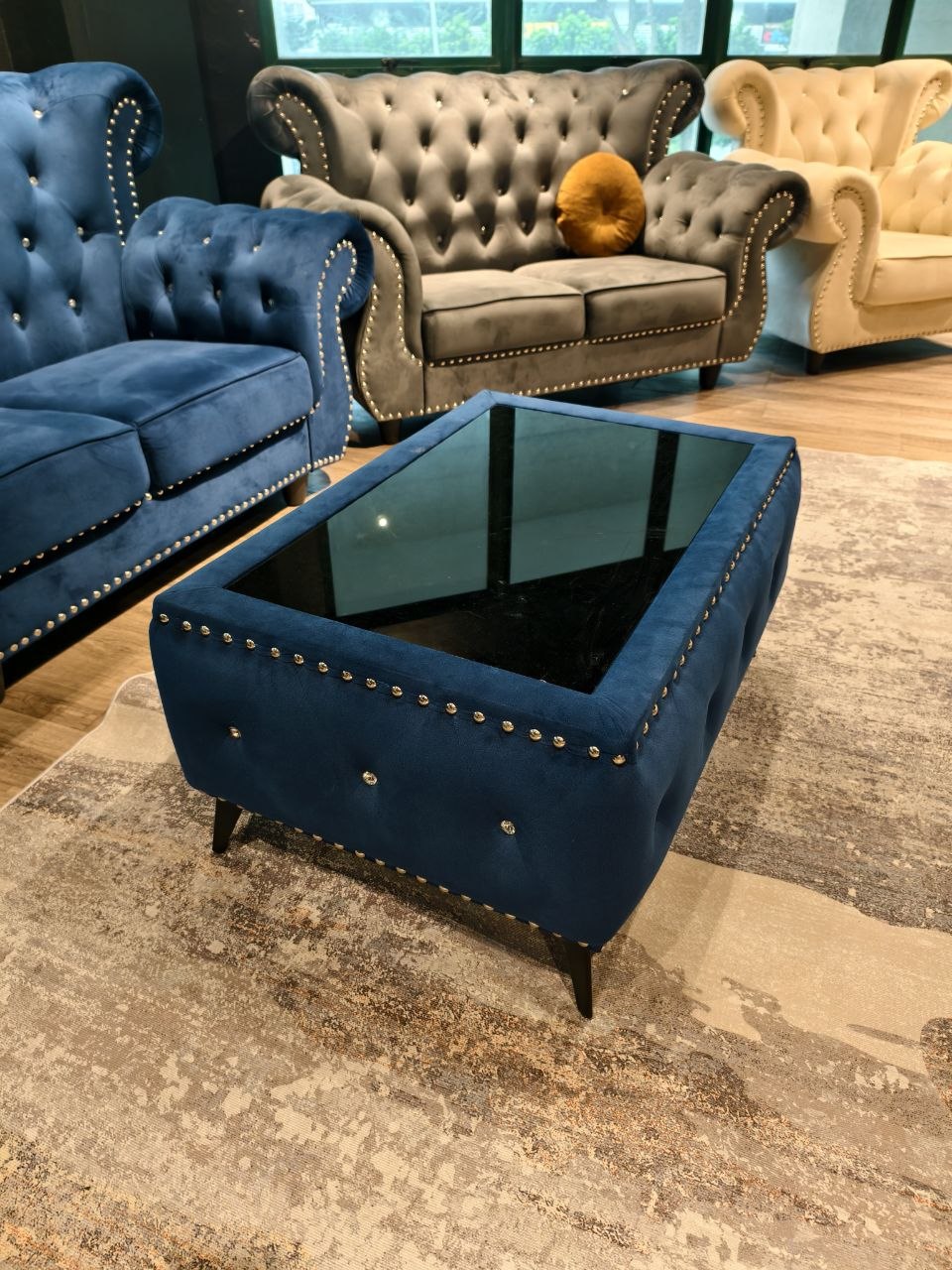 Classic Fabric Coffee Table