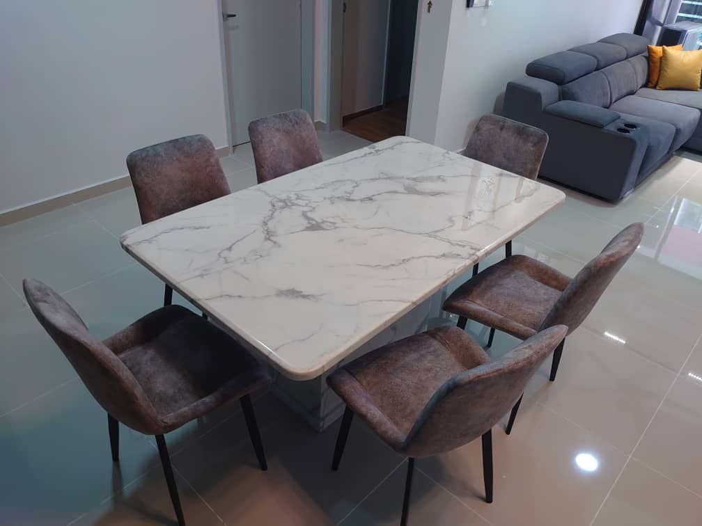 Luna Dining Chair styled interior view