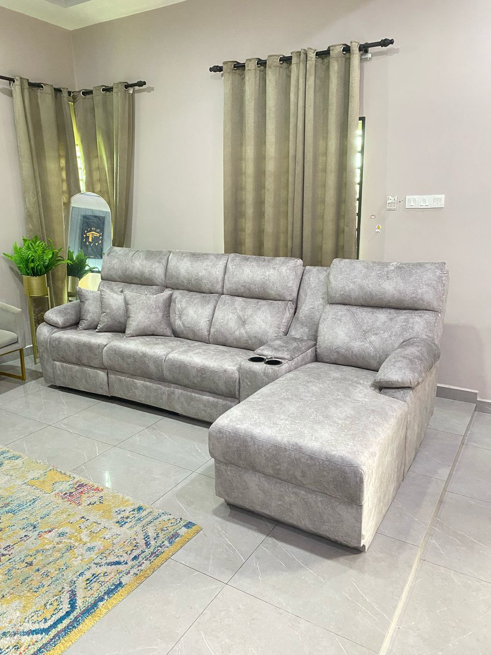 CozyRecline L-Shaped Sofa gallery photo