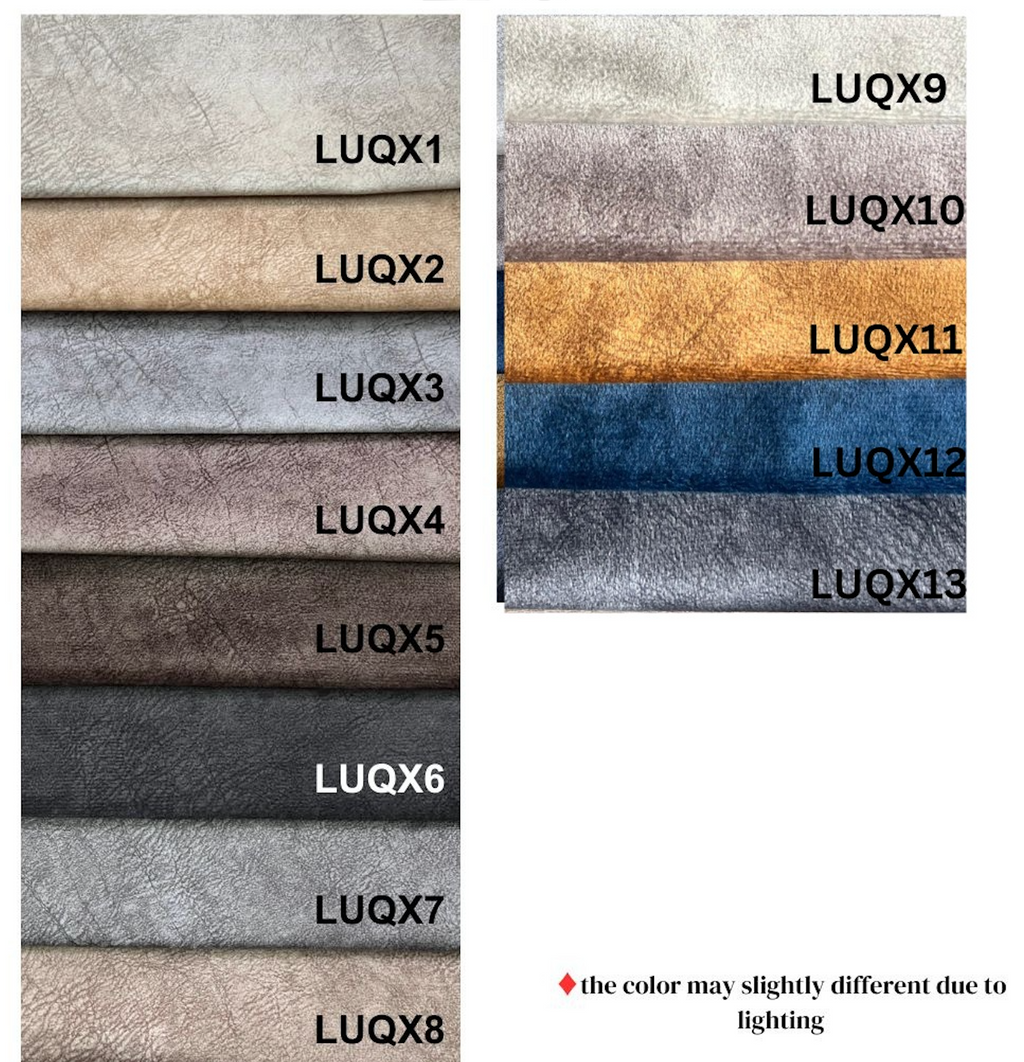 Fabric colour swatches for Gaya Home furniture